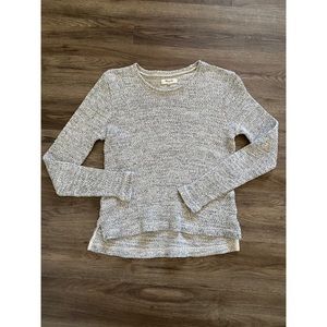 Madewell Crew Neck Textured Pull Over Sweater M